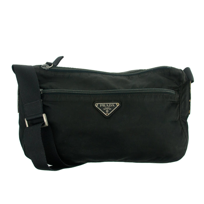 Prada Black Nylon Tessuto Shoulder Bag #3045 by Bolt Boutique