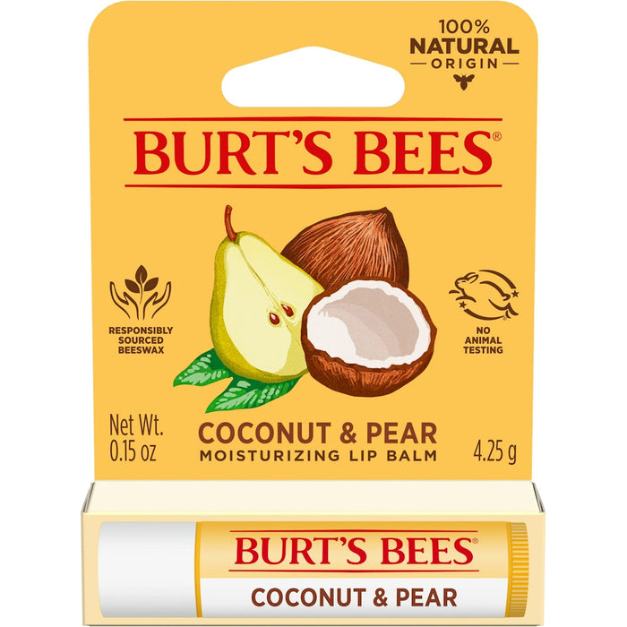 Burt's Bees Coconut And Pear Lip Balm Blister Box - 0.15oz by Pasteur Pharmacy