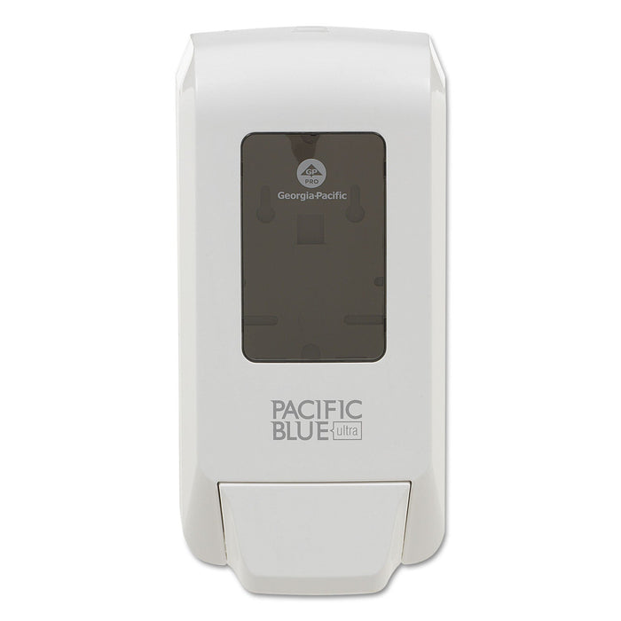 Georgia Pacific Pacific Blue Ultra Soap/Sanitizer Dispenser, 1,200 mL, White