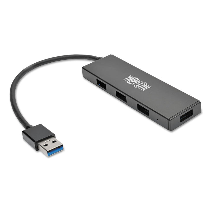 Tripp Lite Ultra-Slim Portable USB 3.0 SuperSpeed Hub, 4 Ports, Black