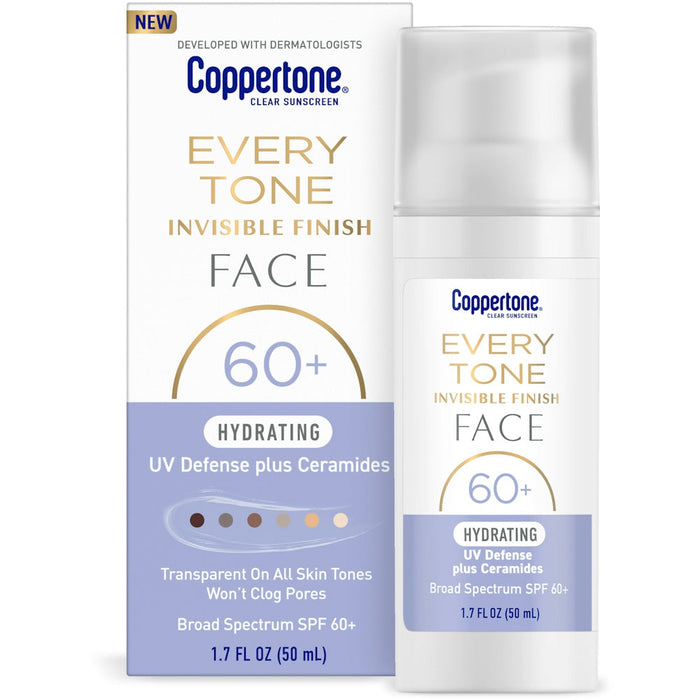 Coppertone Sunscreen, Hydrating, Broad Spectrum Spf 60+ 1.7 Fl Oz by Pasteur Pharmacy