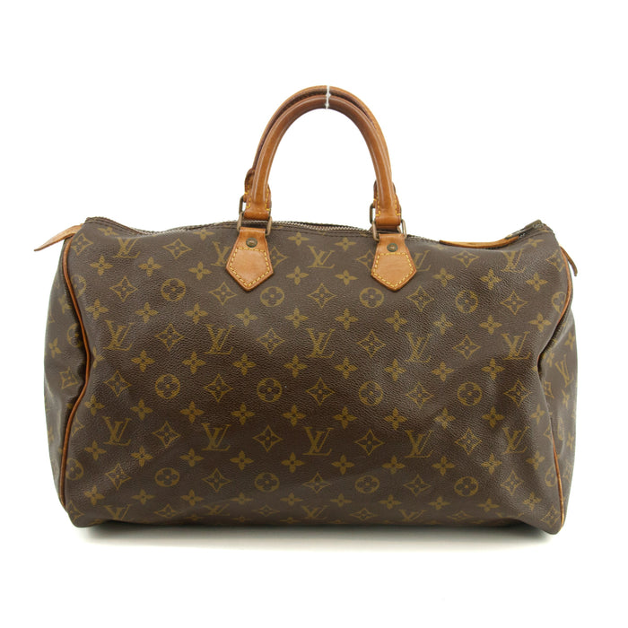 Louis Vuitton Monogram Brown Canvas Speedy 40 Handbag #3048 by Bolt Boutique