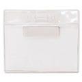 Advantus Magnetic-Style Name Badge Kits, Horizontal, Clear 4.5" x 3.25" Holder, 4.13" x 3" Insert, 20/Pack