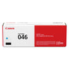Canon 1249C001 (046) Toner, 2,300 Page-Yield, Cyan