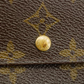 Louis Vuitton Brown Monogram Canvas Porte Tresor Etui Papiers Wallet #3049 by Bolt Boutique