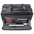 Solo Harrison Briefcase, Fits Devices Up to 15.6", Vinyl, 16.75 x 7.75 x 12, Black