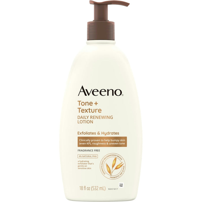 Aveeno Tone + Texture Daily Renewing Lotion - Sensitive Skin, 18 Fl Oz by Pasteur Pharmacy