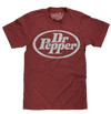 Dr Pepper Oval Logo T-Shirt - Red