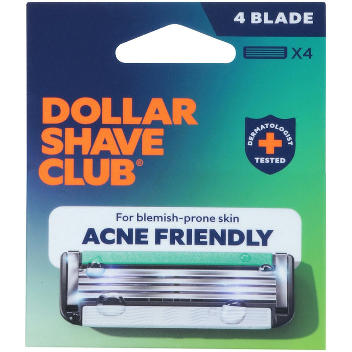 Dollar Shave Club 4 Blade Razor Refill Cartridges by Pasteur Pharmacy