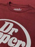 Dr Pepper Oval Logo T-Shirt - Red by Tee Luv