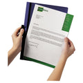 Durable DuraClip Report Cover with Clip Fastener, 8.5 x 11, Clear/Navy, 25/Box