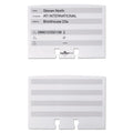 Durable TELINDEX Desk Address Card File, Holds 500 2.88 x 4.13 Cards, 5.13 x 9.31 x 3.56, Plastic, Graphite/Black
