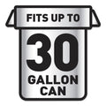 Glad ForceFlexPlus Drawstring Large Trash Bags, 30 gal, 1.05 mil, 30" x 32", Black, 70/Box