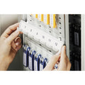 Durable Locking Key Cabinet, 36-Key, Brushed Aluminum, Silver, 11.75 x 4.63 x 11