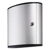 Durable Locking Key Cabinet, 36-Key, Brushed Aluminum, Silver, 11.75 x 4.63 x 11