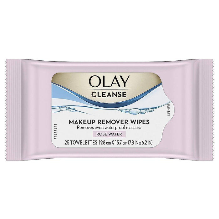 Olay Cleanse Rose Water Makeup Remover Wipes by Pasteur Pharmacy