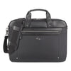 Solo Irving Briefcase, Fits Devices Up to 15.6", Polyester, 16.54 x 2.36 x 13.39, Black