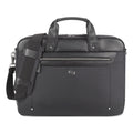 Solo Irving Briefcase, Fits Devices Up to 15.6", Polyester, 16.54 x 2.36 x 13.39, Black