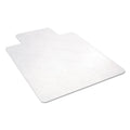 Alera All Day Use Non-Studded Chair Mat for Hard Floors, 36 x 48, Lipped, Clear