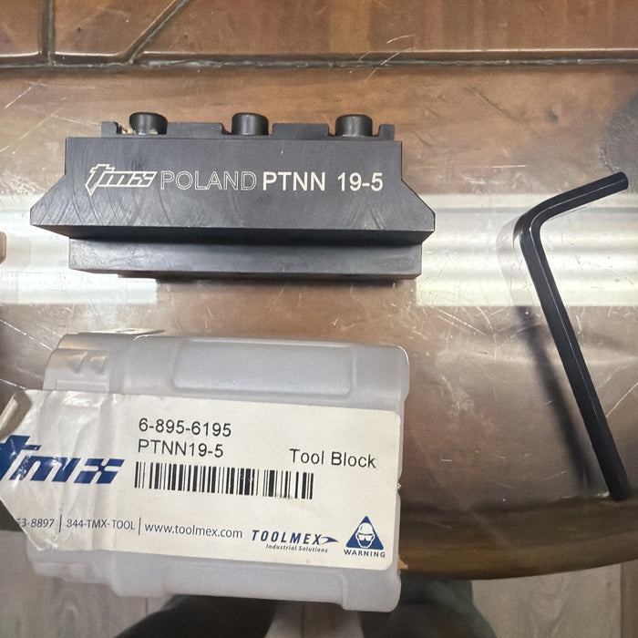 TMX PTNN19-5 Tool Block 6-895-6195 Lathe Turning Tool Holder by Price Is Right Miami