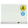 Quartet Desktop Magnetic Glass Dry-Erase Panel, 23" x 17", White