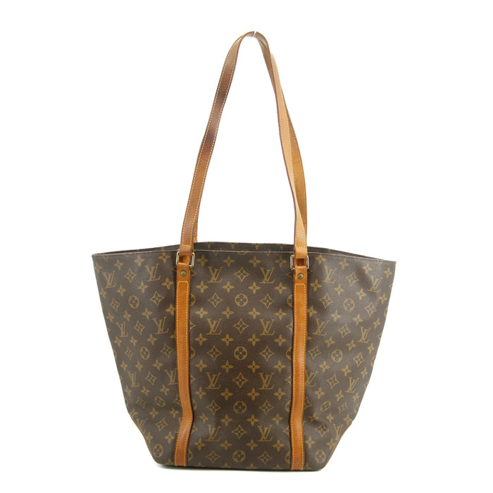 Louis Vuitton Monogram Canvas Brown Sac Shopping Tote Bag #3055 by Bolt Boutique