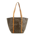 Louis Vuitton Monogram Canvas Brown Sac Shopping Tote Bag #3055 by Bolt Boutique