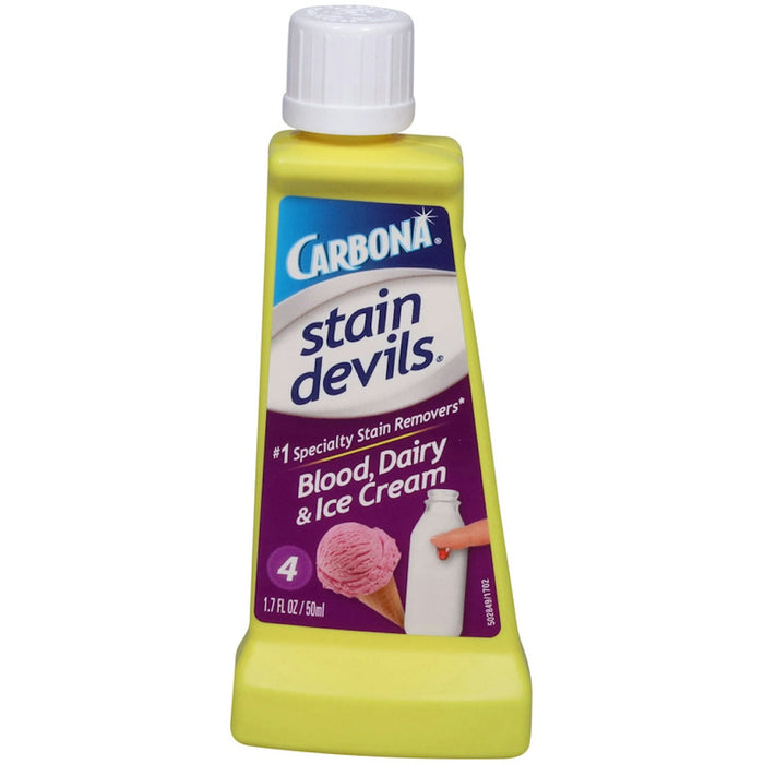 Carbona Stain Devils Blood, Dairy & Ice Cream Spot Remover 1.7 Fl. Oz. Squeeze Bottle by Pasteur Pharmacy