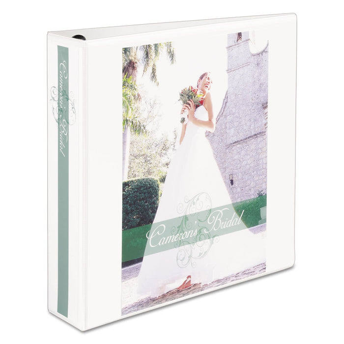 Avery Heavy-Duty View Binder with DuraHinge, One Touch EZD Rings and Extra-Wide Cover, 3 Ring, 2" Capacity, 11 x 8.5, White, (1320)