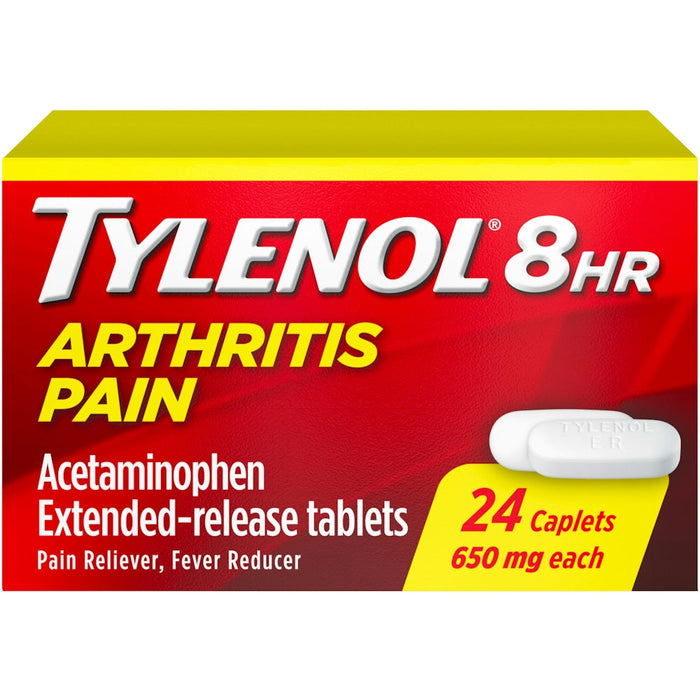 Tylenol 8 Hr 650 Mg Arthritis Pain 24 Caplets by Pasteur Pharmacy