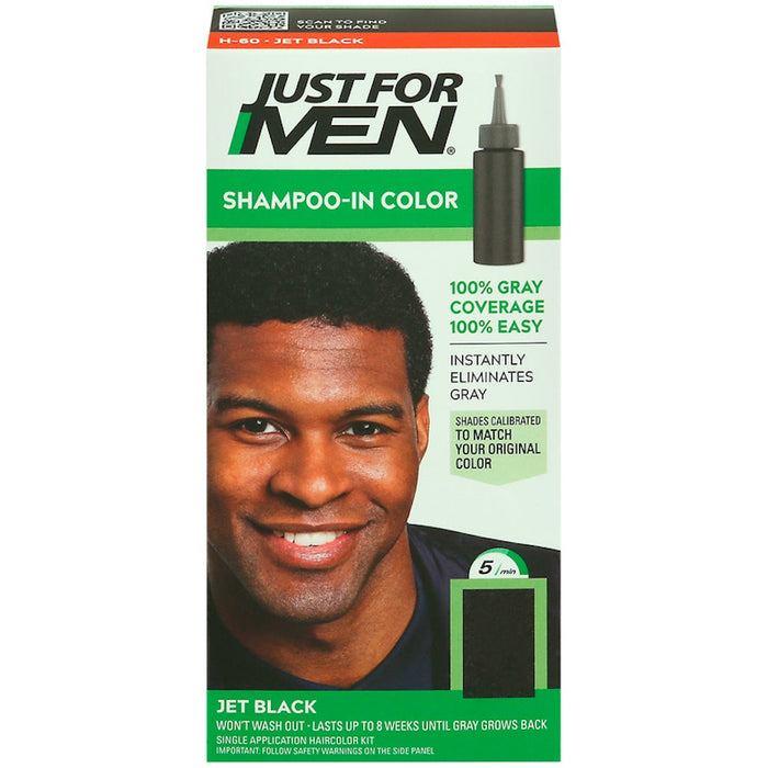 Just For Men Shampoo In Hair Color H-60 Jet Black by Pasteur Pharmacy