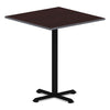 Alera Reversible Laminate Table Top, Square, 35.38w x 35.38d, Medium Cherry/Mahogany