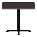 Alera Reversible Laminate Table Top, Square, 35.38w x 35.38d, Espresso/Walnut