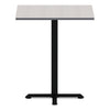 Alera Reversible Laminate Table Top, Square, 35.38w x 35.38d, White/Gray