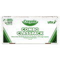 Crayola Crayon and Ultra-Clean Washable Marker Classpack, 8 Colors, 128 Each Crayons/Markers, 256/Box
