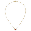 14K Gold Lady Bug Necklace by Fine Color Jewels