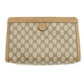 Gucci GG Supreme Web Sherry Line Clutch Bag Beige #3061 by Bolt Boutique