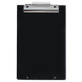 Saunders Cruiser Mate Aluminum Storage Clipboard, 1.5" Clip Capacity, Holds 8.5 x 11 Sheets, Black