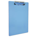Saunders Recycled Plastic Clipboard, 0.5" Clip Capacity, Holds 8.5 x 11 Sheets, Ice Blue