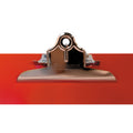 Saunders Recycled Plastic Clipboard with Ruler Edge, 1" Clip Capacity, Holds 8.5 x 11 Sheets, Red