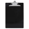 Saunders Recycled Plastic Clipboard with Ruler Edge, 1" Clip Capacity, Holds 8.5 x 11 Sheets, Black