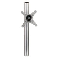 Fellowes Lotus Single Monitor Arm Kit, For 26" Monitors, 180 Degree Rotation, 180 Degree Pan, Silver, Supports 17 lb
