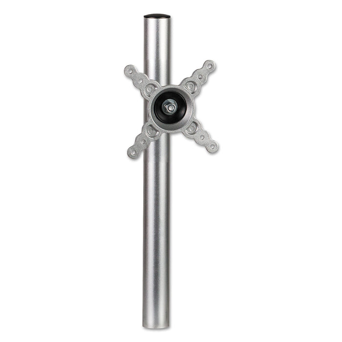 Fellowes Lotus Single Monitor Arm Kit, For 26" Monitors, 180 Degree Rotation, 180 Degree Pan, Silver, Supports 17 lb