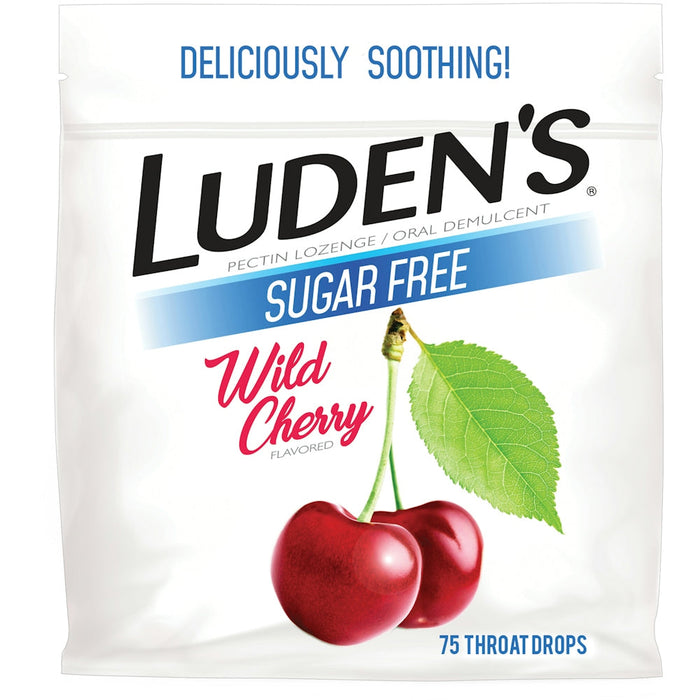Luden's Throat Drops, Sugar Free, Wild Cherry by Pasteur Pharmacy