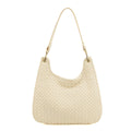 Bottega Veneta Intrecciato Cream Shoulder Bag #3064 by Bolt Boutique