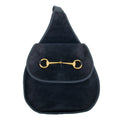 Gucci Horsebit Velour Suede Blue Fanny Pack #3065 by Bolt Boutique