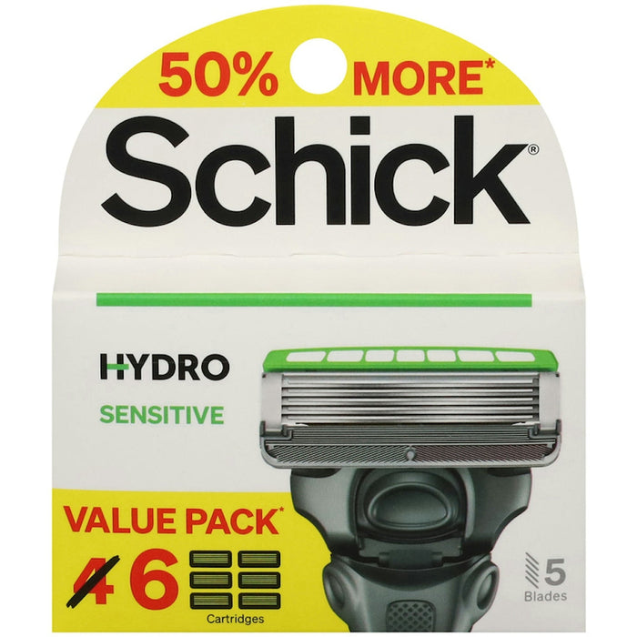 Schick Hydro Men's Sensitive Razor Refills Value Pack by Pasteur Pharmacy