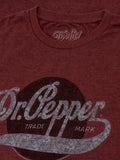 Dr Pepper Trademark T-Shirt - Red by Tee Luv