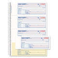 Adams TOPS Money/Rent Receipt Book, 7.13 x 2.75, Two-Part Carbon, 4/Page, 200 Forms