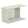 HON 38000 Series Return Pedestal, Box/File, 26.38w x 50.38d x 31.38h, Left, Silver/Light Gray